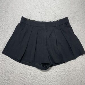 Wilfred Shorts Womens 2 Black Pleated High Rise Dressy Lined Fabric Made Japan